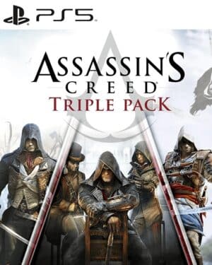 Assassin's Creed Triple Pack: Black Flag, Unity, Syndicate PS5