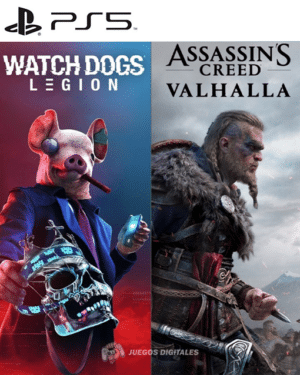 ASSASSINS CREED VALHALLA + WATC DOGS LEGION PS5