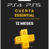PSN PLUS ESSENCIAL 12 MESES CUENTA 1 PSN PLUS ESSENCIAL 12 MESES CUENTA