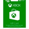 XBOX GIFT CARD 50$ USA 1 XBOX GIFT CARD 50$ USA