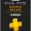 PSN PLUS DELUXE 3 MESES CUENTA 1 PLUS DELUXE 3 MESES CUENTA