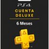 PSN PLUS DELUXE 6 MESES PS4 2 PSN PLUS DELUXE 6 MESES CUENTA PRINCIPAL PS4